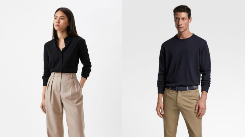 perpaduan warna khaki